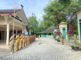 Pemerintah Kalurahan Pulutan Gelar Apel Rutin Senin Sekaligus Peringati Hari Pahlawan